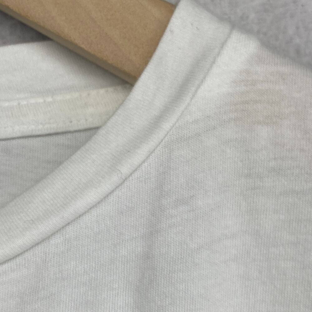 EILEEN FISHER Top L Slub Organic Cotton Jersey Oversized Boxy Dolman White - Picture 7 of 11